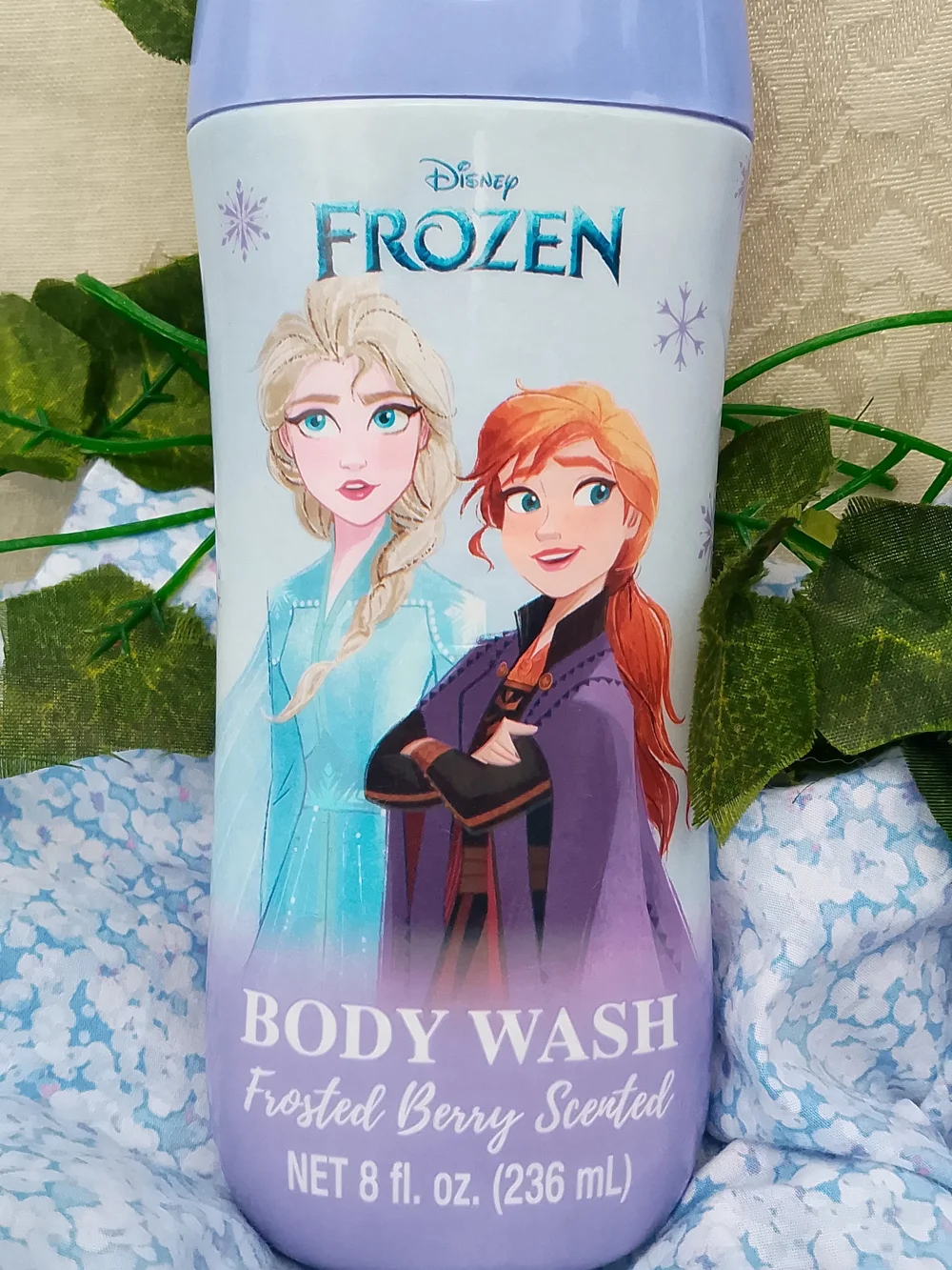 Disney's Frozen Elsa & Anna Body Wash • Frosted Berry Gentle Kids Bath Soap 8oz